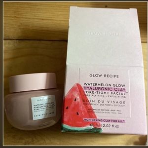 Glow Recipe Watermelon Glow Hyaluronic Clay Pore-Tight Facial NEW SOLD OUT new